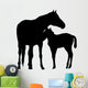 Horse Mother and Foal Wall Decal