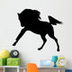 Excited Horse Silhouette Wall Decal