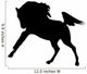 Excited Horse Silhouette Wall Decal