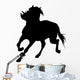 Turning Horse Silhouette Wall Decal