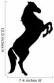 Horse Rearing Facing Right Wall Decal
