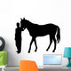 Horse Silhouette with Trainer Wall Decal