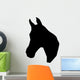 Facing Left Horse Head Wall Decal