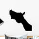 Whinnying Horse Head Wall Decal