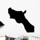 Whinnying Horse Head Wall Decal