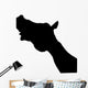 Whinnying Horse Head Wall Decal