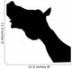 Whinnying Horse Head Wall Decal