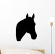 Facing Right Horse Head Wall Decal