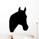 Facing Right Horse Head Wall Decal