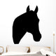 Facing Right Horse Head Wall Decal