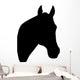 Facing Right Horse Head Wall Decal