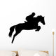 Horseback Rider Jump Wall Decal