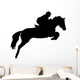 Horseback Rider Jump Wall Decal