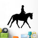 Horseback Rider Walking Wall Decal