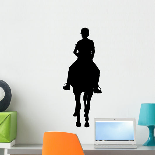 Horseback Rider Front Wall Decal