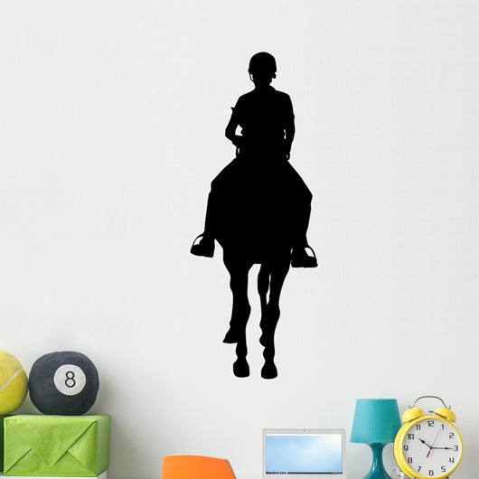 Horseback Rider Front Wall Decal