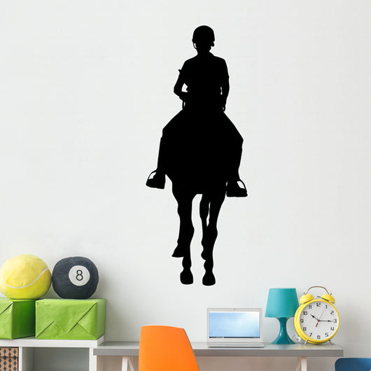 Horseback Rider Front Wall Decal