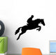 Horseback Rider Jumping Wall Decal