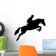 Horseback Rider Jumping Wall Decal