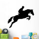 Horseback Rider Jumping Wall Decal