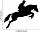 Horseback Rider Jumping Wall Decal
