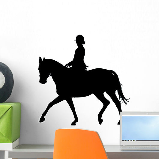 Horseback Rider Prancing Wall Decal