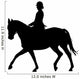 Horseback Rider Prancing Wall Decal