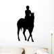 Horseback Rider Turning Wall Decal