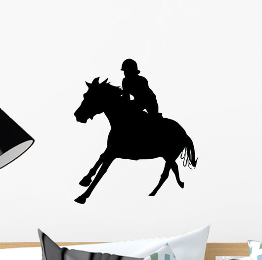 Horseback Rider Gallop Wall Decal
