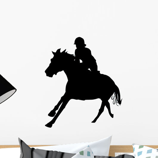 Horseback Rider Gallop Wall Decal