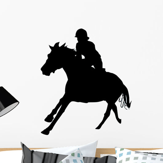 Horseback Rider Gallop Wall Decal
