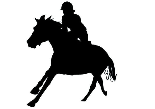 Horseback Rider Gallop Wall Decal