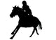 Horseback Rider Gallop Wall Decal