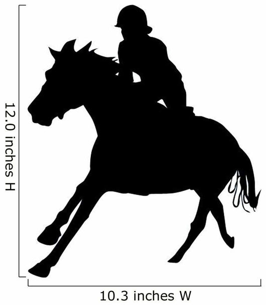 Horseback Rider Gallop Wall Decal