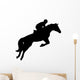 Horseback Jumping Wall Decal