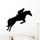 Horseback Jumping Wall Decal