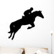 Horseback Jumping Wall Decal