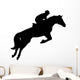 Horseback Jumping Wall Decal