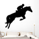 Horseback Jumping Wall Decal