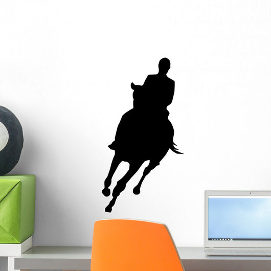 Horseback Riding Silhouette Wall Decal
