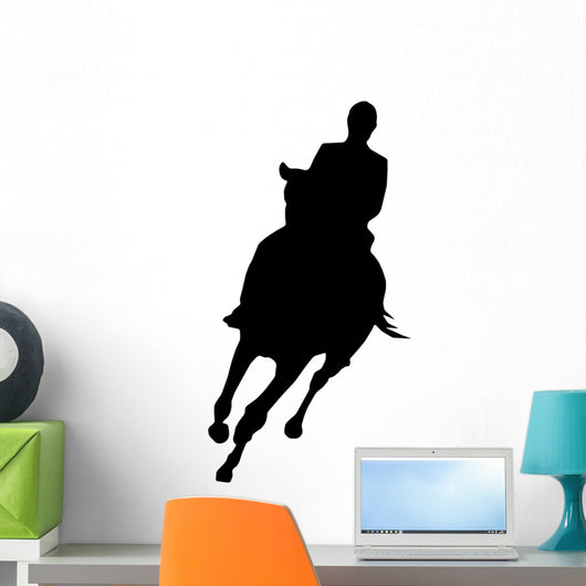 Horseback Riding Silhouette Wall Decal