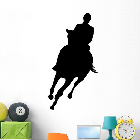 Horseback Riding Silhouette Wall Decal