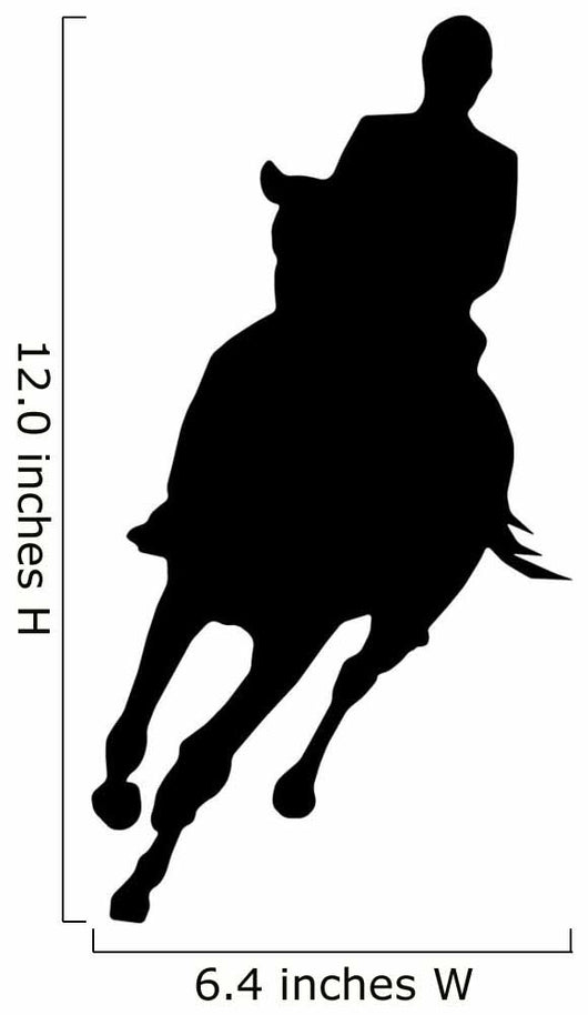 Horseback Riding Silhouette Wall Decal
