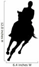 Horseback Riding Silhouette Wall Decal