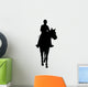 Horseback Riding Silhouette Wall Decal