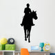 Horseback Riding Silhouette Wall Decal