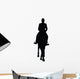 Horseback Riding Silhouette Wall Decal