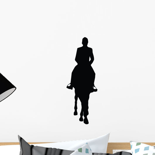 Horseback Riding Silhouette Wall Decal