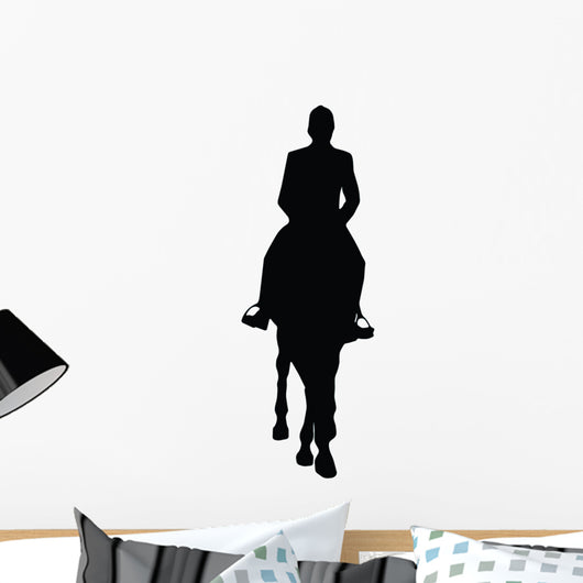 Horseback Riding Silhouette Wall Decal