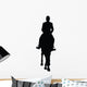 Horseback Riding Silhouette Wall Decal